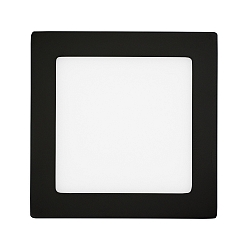 Downlight de surface LED PANEL FLAT 170 Q SCCT DIM angulaire, CCT Switch IP44, blanche gradable