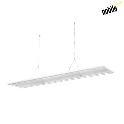 LED Panel Pendelleuchte R3ST UPLIGHT, 41W, 3000K, DALI/Push dimmbar, UGR<19, weiß