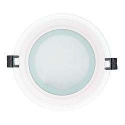 LED Glas Panel 160R, rund, 11W, DTW, IP20, wei