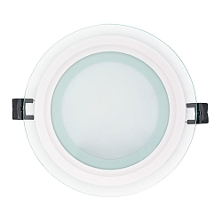 LED Glas Panel 160R, rund, 11W, SCCT, IP20, wei