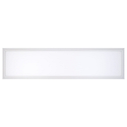 LED PANEL FLAT R2S, IP40 IK07, 124.5 x 30.8 x 0.9cm, 38W 3000K 3600lm, 1-10V dimmbar, wei