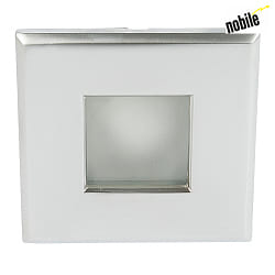 Recessed outdoor luminaire WT 50 Q, IP65 on front,  8.6cm, GX5.3 max. 50W, matt chrome