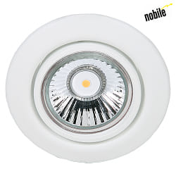 Recessed spot DOWNLIGHT C 3830,  8.8cm, GX5.3, swiveling, matt white