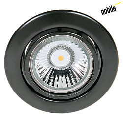 Einbaustrahler DOWNLIGHT C 3830,  8.8cm, GX5.3, schwenkbar, schwarz