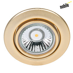 Recessed spot DOWNLIGHT C 3830,  8.8cm, GX5.3, swiveling, matt gold