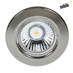 Einbaustrahler DOWNLIGHT C 1830,  8cm, GX5.3, starr, schwarz-Chrom