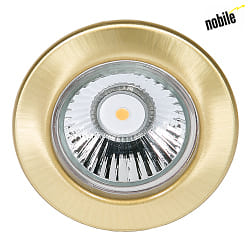 Einbaustrahler DOWNLIGHT C 1830,  8cm, GX5.3, starr, Messing gebrstet