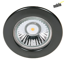 Einbaustrahler DOWNLIGHT C 1830,  8cm, GX5.3, starr, schwarz