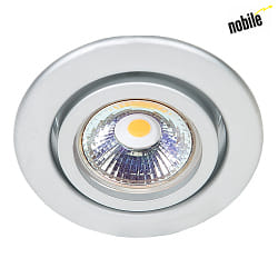 Recessed spot DOWNLIGHT C 3840,  7cm, GZ4, swiveling, matt chrome