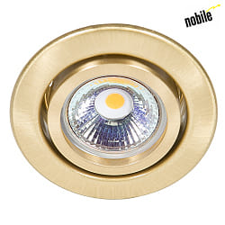 Recessed spot DOWNLIGHT C 3840,  7cm, GZ4, swiveling, brushed brass