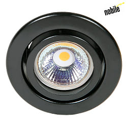 Einbaustrahler DOWNLIGHT C 3840,  7cm, GZ4, schwenkbar, schwarz