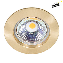 Recessed spot DOWNLIGHT C 3860,  5.5cm, GZ4, fixed optics, brushed brass