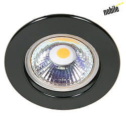 Einbaustrahler DOWNLIGHT C 3860,  5.5cm, GZ4, starr, schwarz