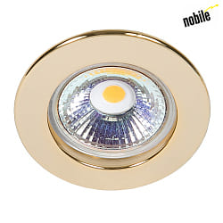 Recessed spot DOWNLIGHT C 3860,  5.5cm, GZ4, fixed optics, 24 carat gold-plated