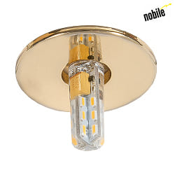 Recessed luminaire for starry sky C 392,  4cm, G4, 24 carat gold-plated