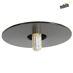 Apparecchio da incasso a soffitto C 410 Gy6,35 IP20, Nero dimmerabile