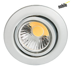 Downlight D 3830 pivotant GX5,3 IP20, chrom mat gradable