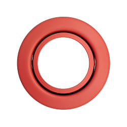 Plafonnier encastr D 3830 ORIENTAL STRAWBERRY RED pivotant, sans monture IP20, rouge gradable