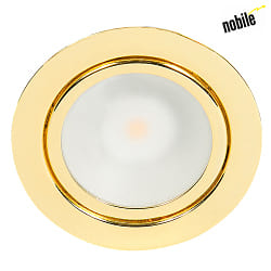 LED Mbeleinbauleuchte DOWNLIGHT N 5020,  6.6cm, COB, 3.3W 3000K, Gold