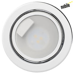 LED Furniture recessed luminaire, N 5020 CSP LED, 3W, 3000K, chrome