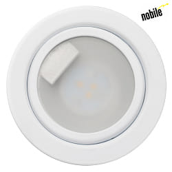 LED Furniture recessed luminaire, N 5020 CSP LED, 3W, 3000K, white