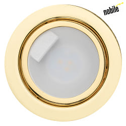 LED Furniture recessed luminaire, N 5020 CSP LED, 3W, 3000K, gold