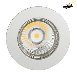 Recessed luminaire DOWNLIGHT N 5030,  7.9cm, 12V, GX5.3, with snap ring, fixed optics, matt chrome