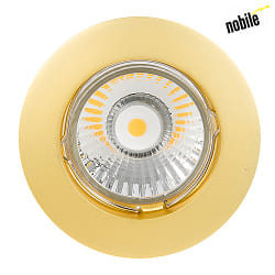 Recessed luminaire DOWNLIGHT N 5030,  7.9cm, 12V, GX5.3, with snap ring, fixed optics, matt gold