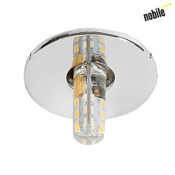 Recessed luminaire for starry sky N 392,  4cm, G4, chrome