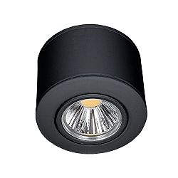 LED Aufbau Downlight A 5068, rund, 38, 9,5W, 3000K, IP40, dimmbar, schwarz matt