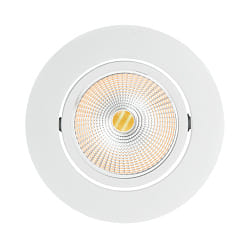 downlight 5068 ECO FLAT SCCT 38 DIM C round, swivelling, CCT Switch IP40, white matt dimmable
