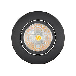 downlight 5068 ECO FLAT SCCT 38 DIM C round, swivelling, CCT Switch IP40, black matt dimmable