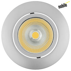 LED Einbaustrahler 5068 ECO FLAT, rund, 350mA, 8W 4000K 750lm 24, CRi>90, dimmbar, Chrom matt