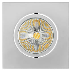 downlight 5068Q ECO FLAT SCCT 38 DIM C square, swivelling, CCT Switch IP40, chrome matt dimmable