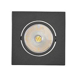 recessed downlight ECO FLAT 5068Q DIM / 38 round, CCT Switch, dimmable IP40, black matt dimmable