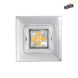 Downlight A 5068 T FLAT RQ LED girevole, piazza, Cromo opaco, Verniciato a polvere dimmerabile