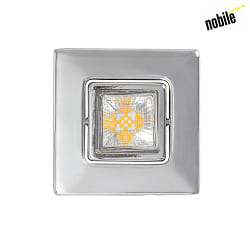 Downlight A 5068 T FLAT RQ LED girevole, piazza, Cromo, Verniciato a polvere dimmerabile