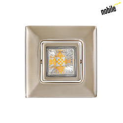 Downlight A 5068 T FLAT RQ LED girevole, piazza, Nichel, Verniciato a polvere dimmerabile