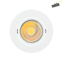 LED Downlight A 5068 T FLAT, rund, 38, 8W, 3000K, IP40, dimmbar, wei matt