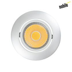 Downlight A 5068 T FLAT rotondo IP40, cromo opaco dimmerabile