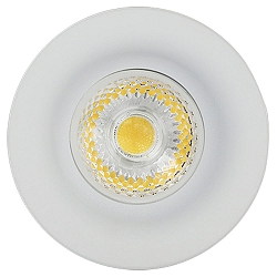 Recessed LED spot 5068 ECO FLAT glare-free, 350mA, 8W 3000K 800lm 38, CRi>90, dimmable, matt white