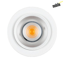 spot 9W DS round IP20, white matt dimmable