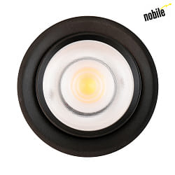 spot 9W DS round IP20, black matt dimmable