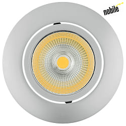 recessed luminaire 5068 ECO FLAT BIO dimmable IP40, chrome matt, clear dimmable 8W 530lm 5000K CRI 97