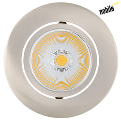 LED Downlight 5068 ECO FLAT BIO, rund, 38, 7,5W, 4000K, IP40, schwenkbar, nickel gebrstet