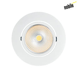 LED Downlight 5068 ECO FLAT BIO, rund, 38, 7,5W, 2700K, IP40, wei matt