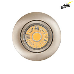 LED Aufbaudownlight ECO DOB 5068, rund, 38, 6W, 3000K, IP40, dimmbar, nickel gebrstet