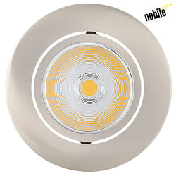 downlight 5068 ECO FLAT BIO round IP40, brushed nickel dimmable