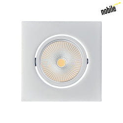 LED Downlight 5068Q ECO FLAT BIO, eckig, 38, 7,5W, 2700K, IP40, chrom matt