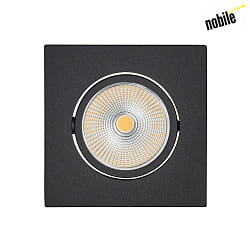 Downlight 5068Q ECO FLAT BIO angolare IP40, Nero opaco dimmerabile